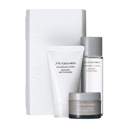 shiseido men's skincare essentials set